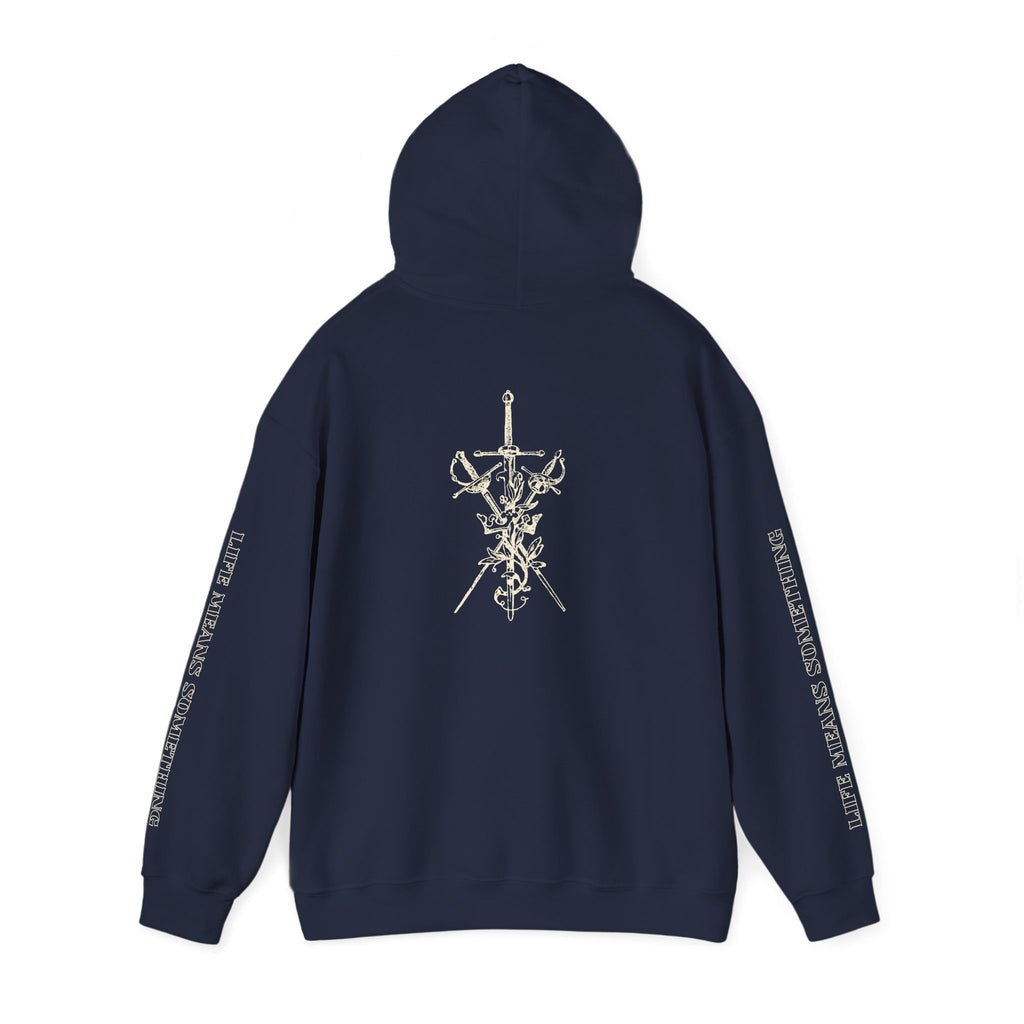 Multi Sword Graphic Hoodie