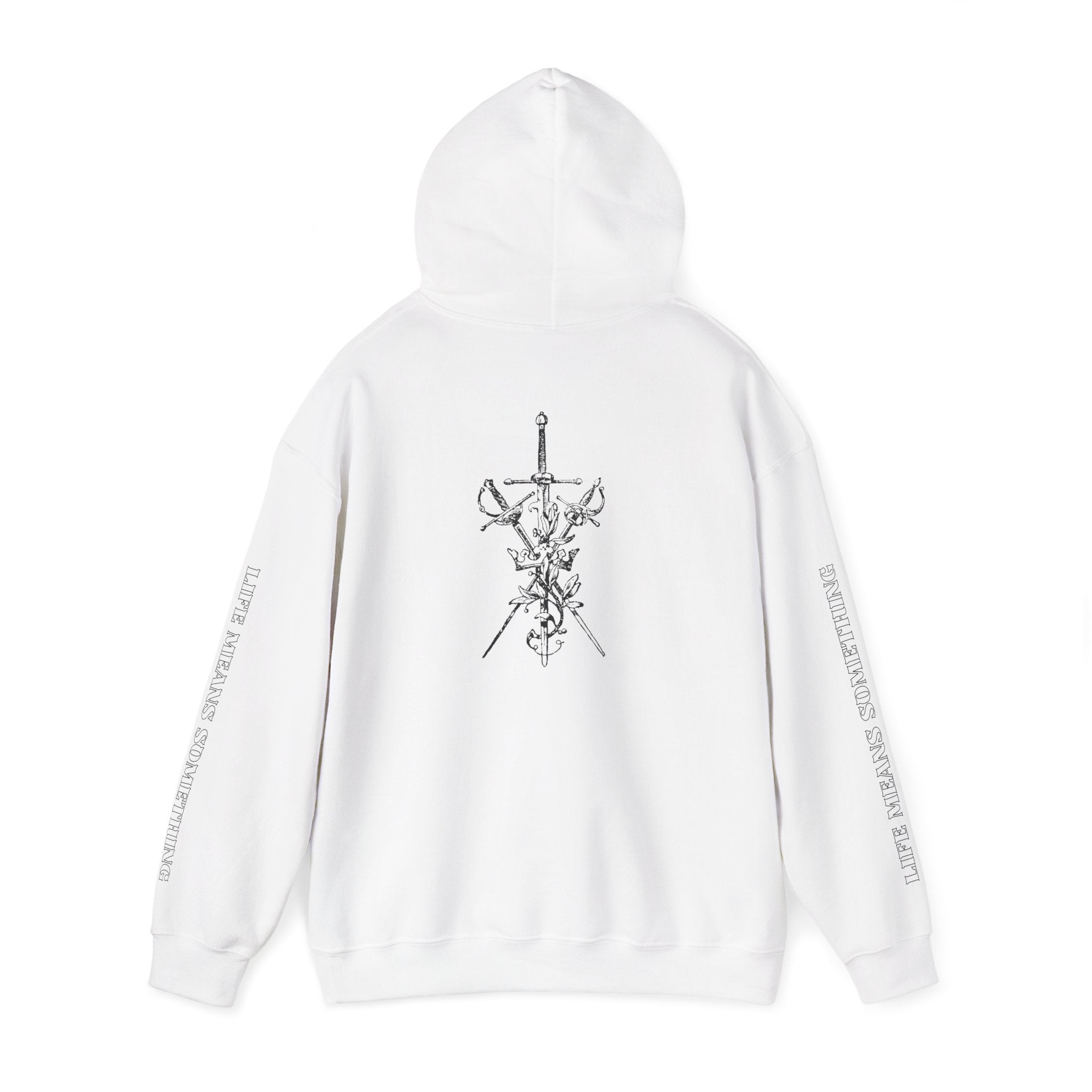Multi Sword Graphic Hoodie