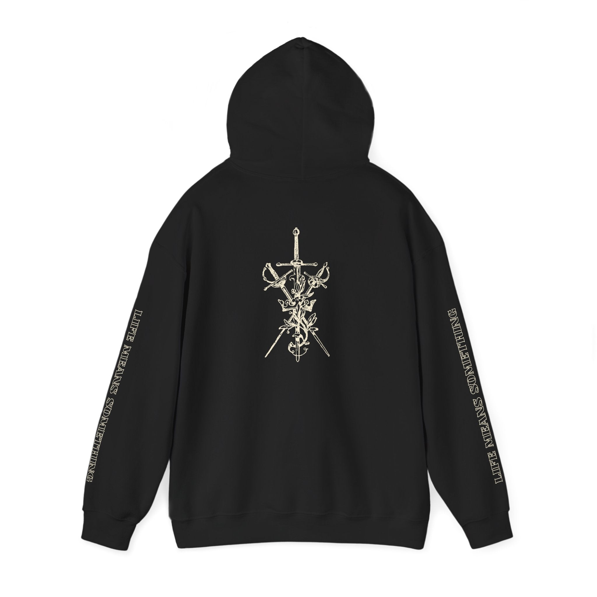 Multi Sword Graphic Hoodie