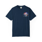 Floral Skull T-Shirt — Colorful Rose & Skull Graphic Tee