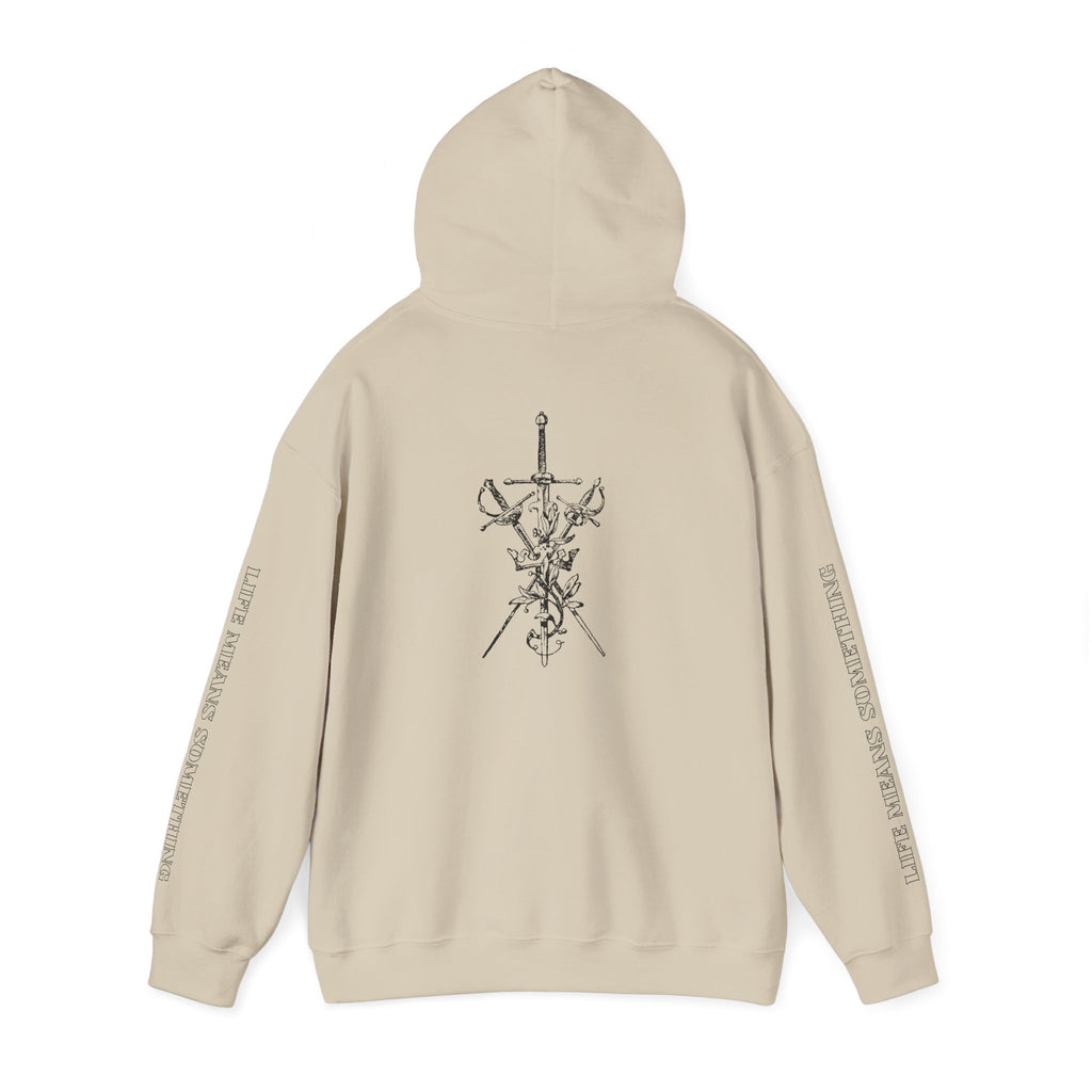 Multi Sword Graphic Hoodie