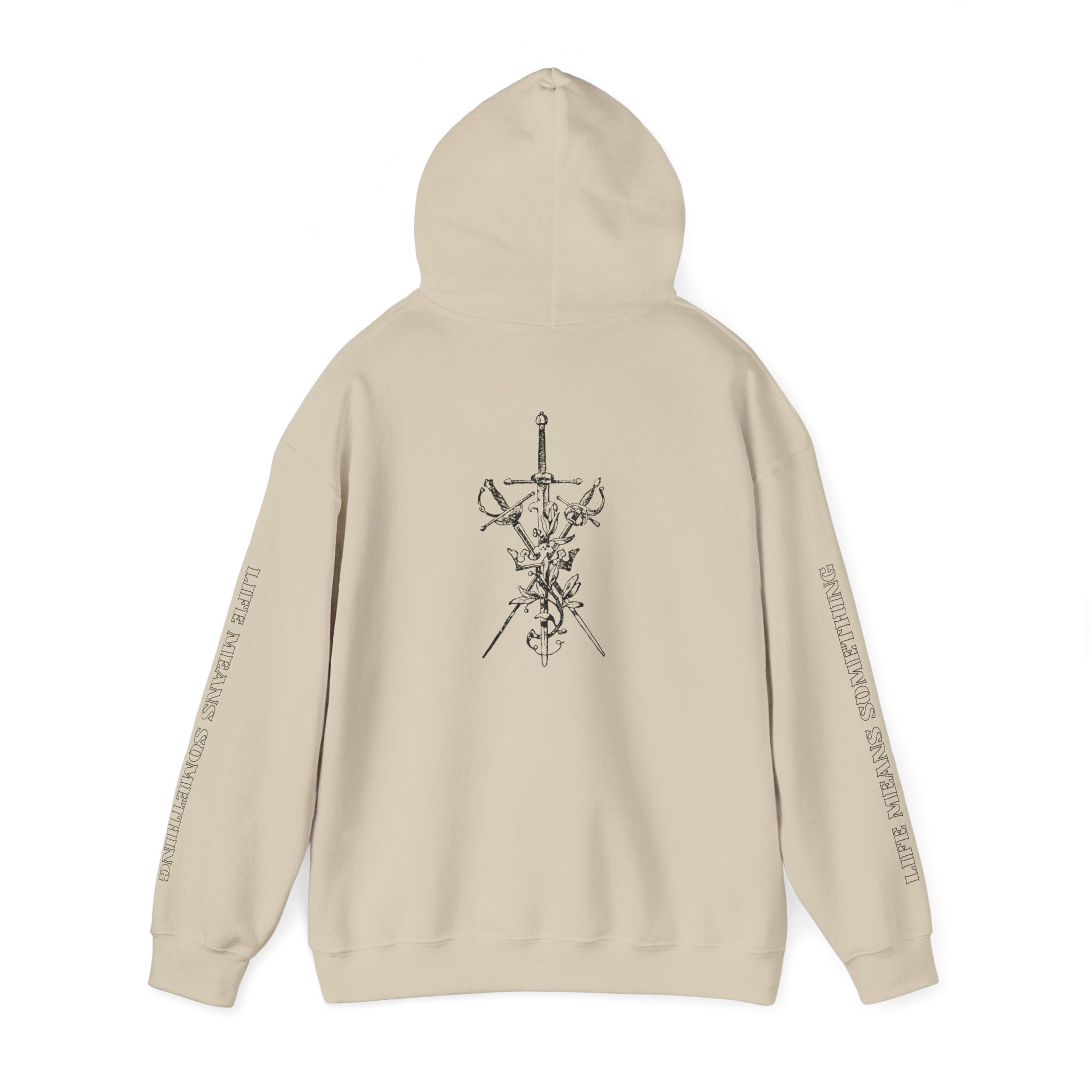 Multi Sword Graphic Hoodie