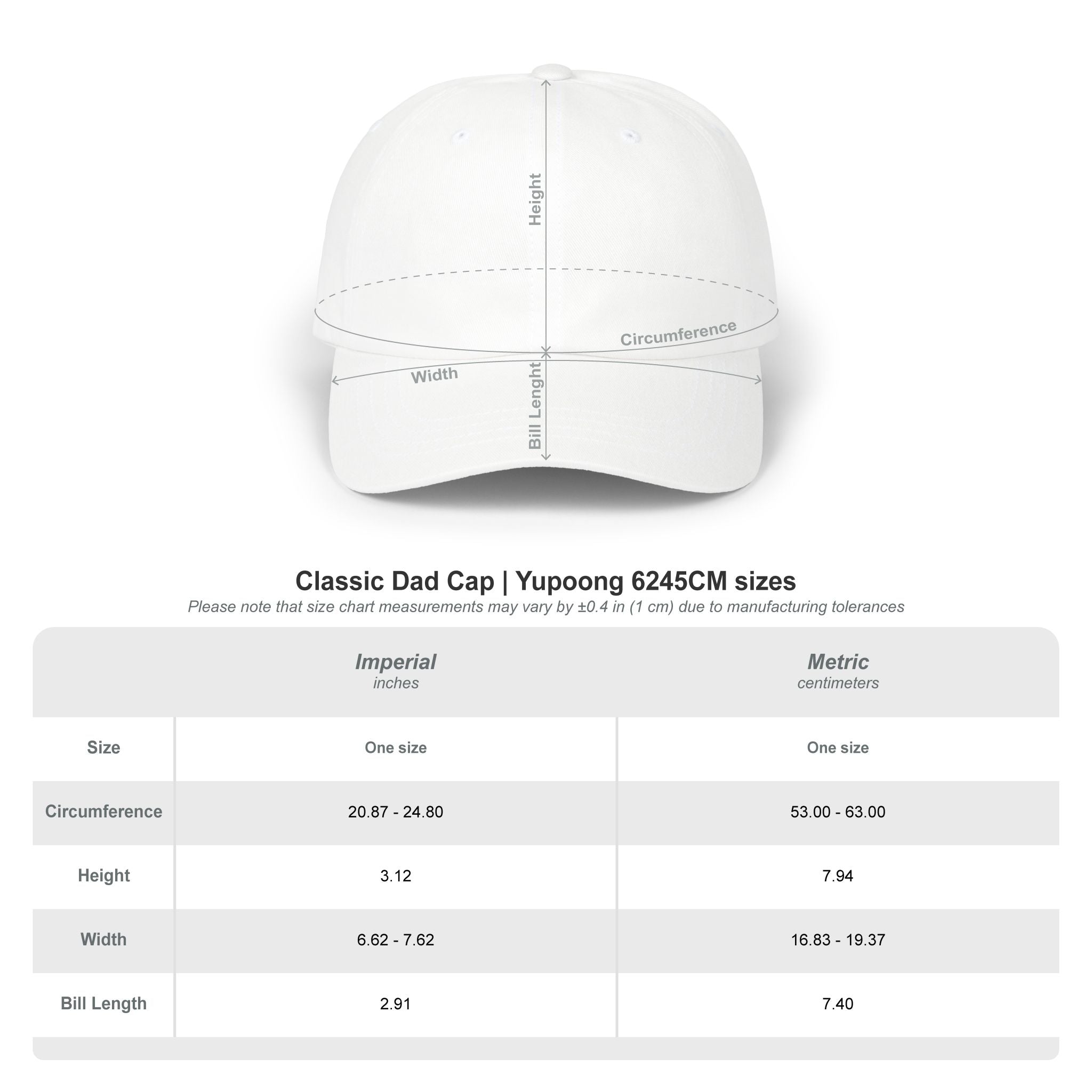 Classic Cap - Embroidered